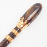 Edwardian tortoise shell walking stick