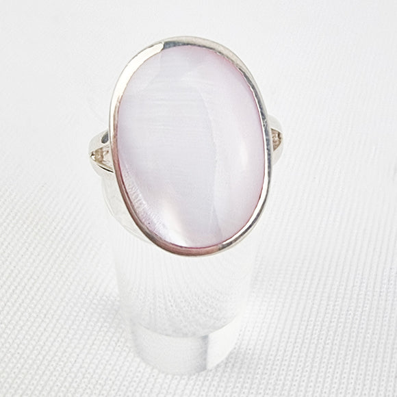 Silver Mother of Pearl Ring