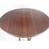 Oak Barley Twist Drop Leaf Table