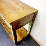 Antique Pine Green Painted Sideboard