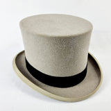 Vintage Moss Bros Grey Top Hat Size 7 1/8