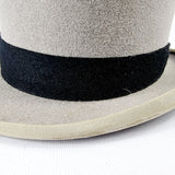 Vintage Moss Bros Grey Top Hat Size 7 1/8