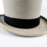 Vintage Moss Bros Grey Top Hat Size 7 1/8