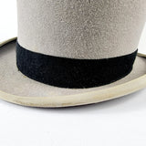 Vintage Moss Bros Grey Top Hat Size 7 1/8