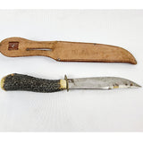 Antler Handle Hunters Knife By Rowbothan