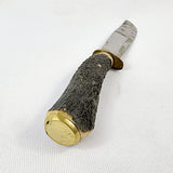 Antler Handle Hunters Knife By Rowbothan