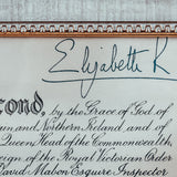 Elizabeth II Warrant Of Appointment Signed By The Queen
