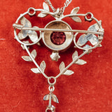 Edwardian Pink Amethyst Necklace