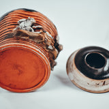 Japanese Sumida Gawa Lidded Jar