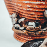 Japanese Sumida Gawa Lidded Jar