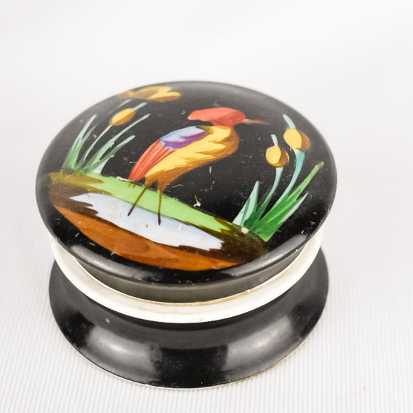 Art Nouveau Kingfisher Continental Pot