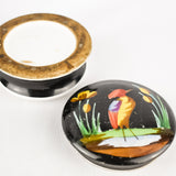 Art Nouveau Kingfisher Continental Pot