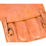 Antique Leather Razor Satchel/ Pouch