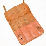 Antique Leather Razor Satchel/ Pouch