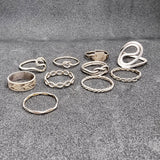 Job Lot of 10 Silver Rings