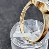 Antique Style Topaz and Gold Ring