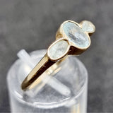 Antique Style Topaz and Gold Ring