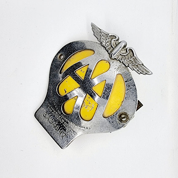 Vintage AA badge number 3A34847.