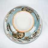 Large Crackled Glazed Japanese Bowl