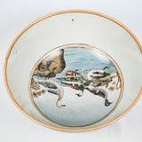 Large Crackled Glazed Japanese Bowl