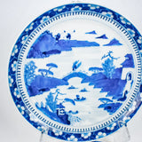 Pair Of Blue and White Chinese Plates