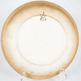 Signed studio pottery plate.