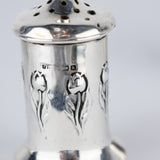 Silver Art Nouveau 1909-10
John Rose Birmingham Cruet Set