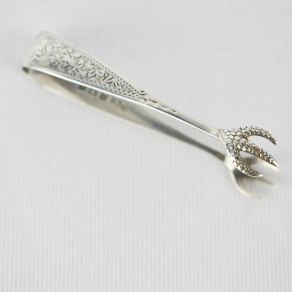 Silver Sugar Tongs 1909-10
Birmingham
J.Gloster Ltd