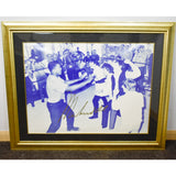 Mohammed Ali and The Beatles Limited Edition 30" x 40" Signed Photograph No.2