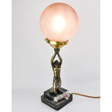 Art Deco Female Lamp