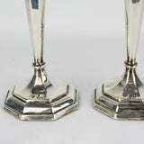 1912-13 Birmingham William Hutton and sons silver candles sticks