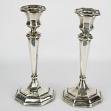 1912-13 Birmingham William Hutton and sons silver candles sticks