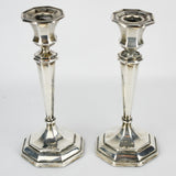 1912-13 Birmingham William Hutton and sons silver candles sticks