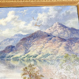 19th Century Oil Painting Loch Lomond by McNiel Macleay