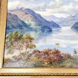 19th Century Oil Painting Loch Lomond by McNiel Macleay
