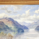 19th Century Oil Painting Loch Lomond by McNiel Macleay
