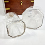 19th Century Campaign Decanter Box with Six Decanters
