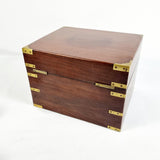 19th Century Campaign Decanter Box with Six Decanters