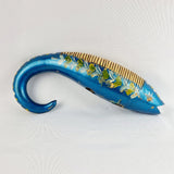 20th Century Blue Painted Guiro