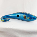 20th Century Blue Painted Guiro