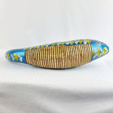 20th Century Blue Painted Guiro