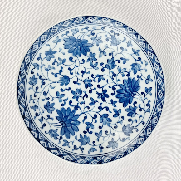 20th Century Blue and White Chinese Plate