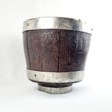 Antique Oak Barrel Champange Bucket or Planter