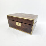 19th Century Walnut Veneered Campaign Writing Slope