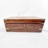 Mahogany 19th Century Campaign Writing Slope