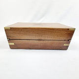 Mahogany 19th Century Campaign Writing Slope