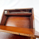 Mahogany 19th Century Campaign Writing Slope