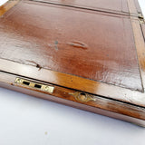 Mahogany 19th Century Campaign Writing Slope