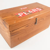 Pears Enamel Advertising Pine Box