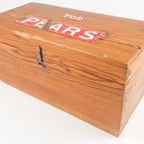 Pears Enamel Advertising Pine Box